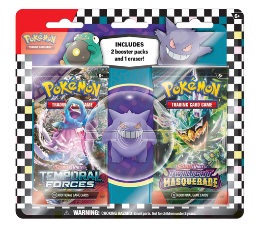 Various sets - 2 pack eraser blister Gengar